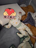 婧麒（JOYNCLEON）寶寶秋衣套裝純棉高腰護肚秋褲兒童分體男嬰兒保暖內衣 Jtz193596 曬單實(shí)拍圖