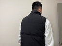 GG VH CK品牌輕奢羽絨馬甲男【精選白鴨絨】冬季新款加厚保暖連帽坎肩外套 黑色丨連帽可拆卸 XL 曬單實(shí)拍圖