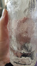 冰川紋玻璃杯高顏值日式水杯家用泡茶杯奶茶果汁杯咖啡杯啤酒杯 冰川高杯300ml1只 曬單實(shí)拍圖