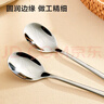 京東京造 勺子 湯飯勺304不銹鋼食品級整套餐具韓式圓勺【耐腐耐銹】2只裝 曬單實(shí)拍圖