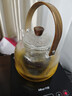 蘇泊爾（SUPOR）耐高溫玻璃提梁壺蒸煮泡養生壺普洱白茶煮茶器家用簡(jiǎn)約辦公泡茶壺 【單壺】提梁煮茶壺1300ml 曬單實(shí)拍圖