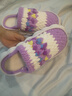 潮思匯(材料包)云朵拖鞋底手工編織diy冰條線(xiàn)鉤織軟鞋底男女款防滑 云朵底 38-39(平時(shí)穿38-39) 曬單實(shí)拍圖