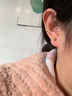 蔓笙999足銀耳釘女防閉塞不易敏耳環(huán)豆豆養耳棒耳骨睡覺(jué)免摘學(xué)生耳飾 彎鉤2.5mm 曬單實(shí)拍圖