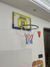 絲靜籃球投籃框家庭用壁掛式室內免打孔靜音兒童青少年掛墻籃球架籃筐 籃框35CM湖人款+室內靜音5號球 無(wú)規格 曬單實(shí)拍圖