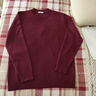 恒源祥懶人羊毛可機洗精紡100%純羊毛衫男秋冬季半高領(lǐng)加厚毛衣針織衫男 深紅 XL 【建議140-160斤】 曬單實(shí)拍圖