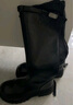 百思圖【黃夢(mèng)瑩同款】黑曜騎士25冬商場(chǎng)顯瘦騎士靴女高筒長(cháng)靴 黑色 37 曬單實(shí)拍圖