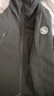 黑冰男士連帽棉服秋冬防風(fēng)保暖輕量夾克P棉防寒棉服 F8001 黑色 XL 曬單實(shí)拍圖