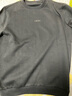 布先生明星同款圓領(lǐng)套頭男士衛衣秋冬長(cháng)袖T恤打底上衣 矅巖黑 L(175) 曬單實(shí)拍圖