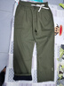 大嘴猴（paul frank）純棉長(cháng)褲子男休閑褲男春夏季新款寬松直筒垂感百搭潮牌工裝闊腿褲 軍綠色【加絨加厚】 XL 【建議135-150斤】 曬單實(shí)拍圖