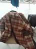 鴨鴨毛呢格子羽絨服女中長(cháng)款2025冬季新款輕戶(hù)外百搭收腰冬裝外套 中古紅色 S 曬單實(shí)拍圖