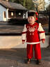 優(yōu)奇女寶寶衣服秋冬加絨加厚套裝滿(mǎn)月百天周歲禮服紅色過(guò)年拜新年裝 紅色刺繡套裝 80 曬單實(shí)拍圖