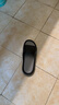 回力運動(dòng)拖鞋男士家居浴室防滑一字拖外穿沙灘涼鞋 HL3952 黑灰 42-43 曬單實(shí)拍圖