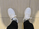 鴻星爾克板鞋冬季新款男鞋經(jīng)典小白鞋休閑鞋厚底增高滑板鞋百搭運動(dòng)鞋子男 微晶白 39 曬單實(shí)拍圖
