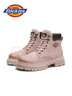 Dickies馬丁靴女鞋2025秋冬新款高幫靴子女厚底增高工裝靴登山鞋潮流女靴 57粉色 37 曬單實(shí)拍圖