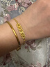 CRD克徠帝黃金項鏈錢(qián)多多碎碎冰銅錢(qián)錢(qián)幣套鏈5G足金999送節日禮物 銅錢(qián)足金套鏈 HX00412 6.6g 曬單實(shí)拍圖