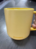 北鼎（Buydeem）馬克杯實(shí)用陶瓷水杯情侶杯咖啡茶杯可愛(ài)創(chuàng  )意禮物辦公早餐杯杯蓋 【小鵝黃】350ml馬克杯 曬單實(shí)拍圖