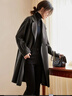 尚靜毛呢大衣女25年冬新女裝赫本風(fēng)氣質(zhì)簡(jiǎn)約中長(cháng)款羊毛雙面呢外套上衣 曬單實(shí)拍圖