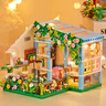 童話(huà)小鎮積木拼裝房子別墅小屋女孩拼搭玩具6-14歲生日禮物 陽(yáng)光花房+燈【608顆?！繜徜N(xiāo)推薦 曬單實(shí)拍圖