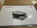 摩飛電器（Morphyrichards）二代升級多功能鍋料理鍋鴛鴦火鍋5升定時(shí)預約烤肉涮一體蒸煮炒煎多用途電火鍋MR9099 5L 清新綠標配【深鍋+牛扒盤(pán)+蒸格】 曬單實(shí)拍圖