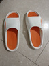 回力居家男士拖鞋室外穿四季防滑臭沙灘涼拖鞋HL02331白橙色44-45碼 曬單實(shí)拍圖