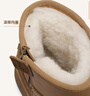 百麗君妍同款小暖爐2代保暖御寒雪地靴女商場(chǎng)D1K2DDD4 棕色 40 曬單實(shí)拍圖