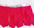 南極人（Nanjiren）內褲男純棉男士?jì)妊潯?0A抗菌】本命年紅色結婚禮物高端男短褲頭 曬單實(shí)拍圖