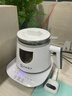 友家鋪子（Biooner）煮茶器養生壺噴淋式煮茶壺玻璃燒水壺電熱水壺蒸茶壺 蒸茶器 泡花茶壺 白色智能款（方形把手） 0.8L 曬單實(shí)拍圖