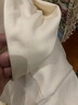 京東京造衛衣女冬季新款外套女裝連帽純色衣服 奶油米 M 曬單實(shí)拍圖