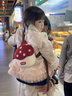 蒂樂(lè )兒童斜挎包女童可愛(ài)小包包男孩外出旅游背包幼兒園寶寶小挎包 米歇爾蘑菇【禮盒包裝】 曬單實(shí)拍圖