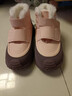 ABC KIDS童鞋棉鞋秋冬新款厚底加絨保暖戶(hù)外鞋SY553603916PY 粉紫   33    曬單實(shí)拍圖