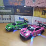 精冠1:43四驅漂移RC遙控車(chē)保時(shí)捷汽車(chē)模型親子競技玩具男孩生日禮物 粉恐龍 宏星RC高速漂移車(chē)【911特別涂裝版】 【2套輪胎+全比例油門(mén)+轉向】 曬單實(shí)拍圖