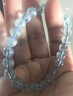 玉有情【自信之石】冰種海藍寶水晶手鏈男女款護身符招財手串送男友女友 曬單實(shí)拍圖