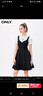 ONLY秋季百搭氣質(zhì)圓領(lǐng)短裙套裝連衣裙女|123207086 H1Z 黑色 S (160) 80A 曬單實(shí)拍圖