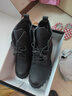 XO馬丁靴男2025秋冬靴子男士高幫英倫男靴厚底鞋子工裝靴黑色加絨43 曬單實(shí)拍圖