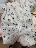 貝瑞加（Babyprints）新生兒連體衣2件裝初生男女寶寶蝴蝶衣長(cháng)袖純棉護肚哈衣 黃熊貓52 曬單實(shí)拍圖