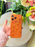 素洛適用蘋(píng)果17promax手機殼素皮紋米奇哆啦a夢(mèng)iPhone16pro創(chuàng  )意卡通可愛(ài)15磨砂耐臟大視窗14男女保護套 【橙色-米奇】高級皮紋軟邊 iPhone 17 Pro Max 曬單實(shí)拍圖