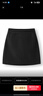 森馬（Semir）陳都靈|商場(chǎng)同款半裙女2025冬仿呢松緊腰A字顯瘦短裙101725120010 曬單實(shí)拍圖