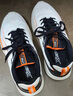 特步（XTEP）跑步鞋男鞋25年春季革面跑鞋耐磨防滑輕盈耐磨休閑運動(dòng)通勤鞋子男 帆白/黑/熔巖橙 42 曬單實(shí)拍圖