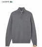 LACOSTE【王一博同款】法國鱷魚(yú)男裝25秋冬羊毛半拉鏈毛衣|AH3052 050/深灰色 M 4 曬單實(shí)拍圖