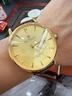 瑞士原裝正品進(jìn)口全自動(dòng)機械表超薄防水夜光輕奢時(shí)尚流行男士手表 間金金面-加強升級版【送原裝皮帶】 40mm 曬單實(shí)拍圖