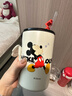 杯具熊（BEDDYBEAR）成人保溫杯咖啡杯保溫男女便攜車(chē)載水杯直飲吸管杯子伴手禮禮物 咖啡隨手杯-音樂(lè )米奇430ml 曬單實(shí)拍圖