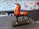 大明銅匠銅唐馬擺件工藝玄關(guān)裝飾品辦公室升職喬遷之喜搬家開(kāi)業(yè)禮品禮物 新將軍馬  紅色-長(cháng)約31*12*32cm 曬單實(shí)拍圖