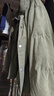 gxgjeans男裝2024年冬季華夫格絨感保暖立領(lǐng)羽絨服 2色可選 綠色-1 L (175) 曬單實(shí)拍圖