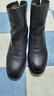 金利來(lái)（Goldlion）【新年禮物】女靴秋冬低跟圓頭牛皮時(shí)裝靴G637440103黑色單里38 曬單實(shí)拍圖