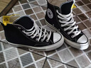 匡威（Converse）1970s經(jīng)典高幫帆布鞋款 海軍藍高幫 35 黑色高幫 44 曬單實(shí)拍圖