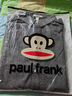 大嘴猴（paul frank）長(cháng)袖襯衫男士秋冬季格子襯衣男休閑工裝外套男裝上衣 灰色 XL 曬單實(shí)拍圖