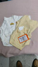 貝瑞加（Babyprints）新生兒包屁衣2件裝嬰兒連體衣純棉A類(lèi)三角哈衣寶寶秋冬內衣 黃52 曬單實(shí)拍圖
