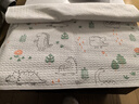 諾綿嬰兒隔尿墊可水洗寶寶尿布臺兒童純棉護理床墊諾棉防水可洗姨媽墊 繽紛海洋+小恐龍/68*100 均碼 曬單實(shí)拍圖