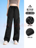 駱駝（CAMEL）速干工裝女褲戶(hù)外登山旅行休閑梭織長(cháng)褲 J25BAYL6079 幻影黑 L 曬單實(shí)拍圖