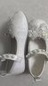 茨語(yǔ)（ciyu）女童鞋子兒童公主小皮鞋2025新款夏季夏款寶寶水晶單鞋小女孩 xd-308白色 31 /內長(cháng)18.9cm （適合腳長(cháng)18.1cm左右） 曬單實(shí)拍圖